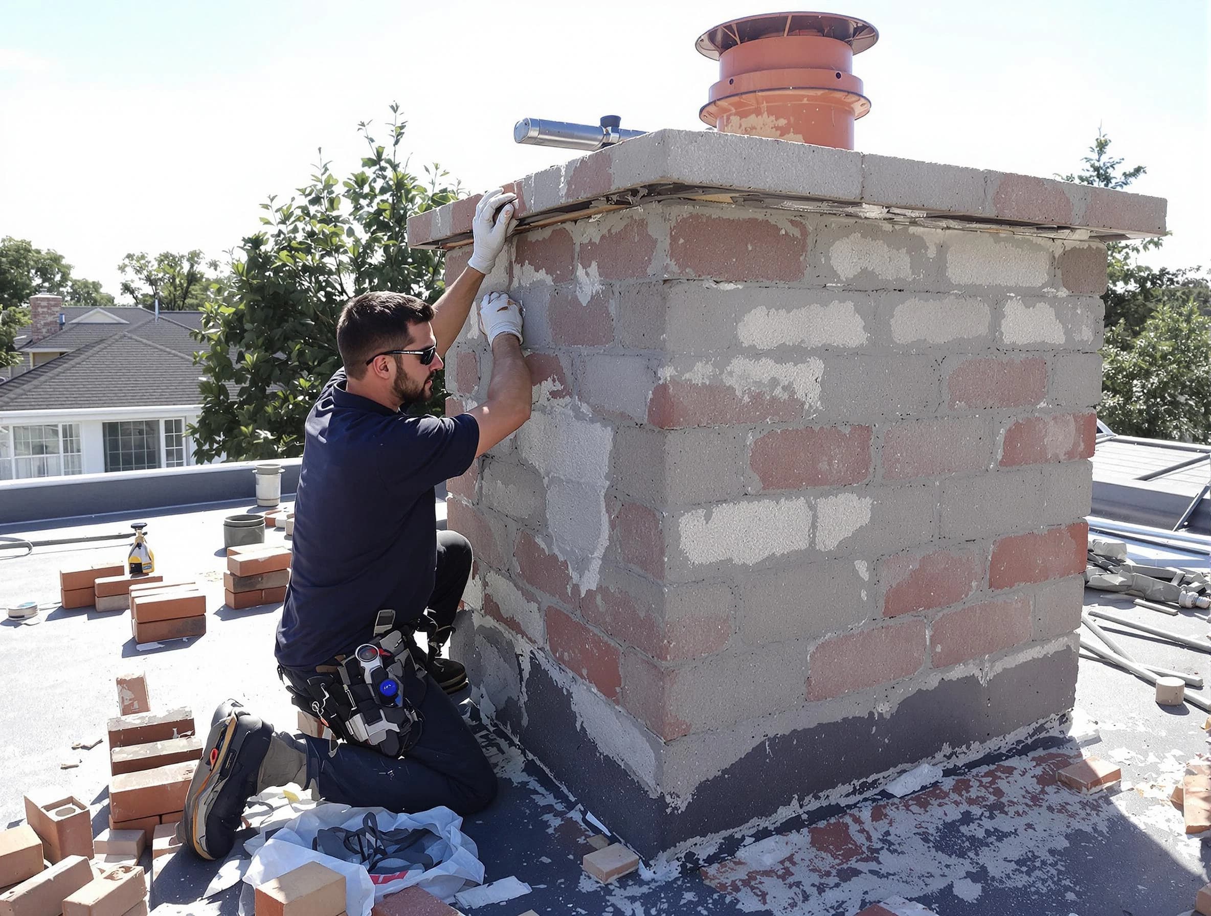 Advanced chimney repair process by Tooele Chimney Sweep in Tooele, UT