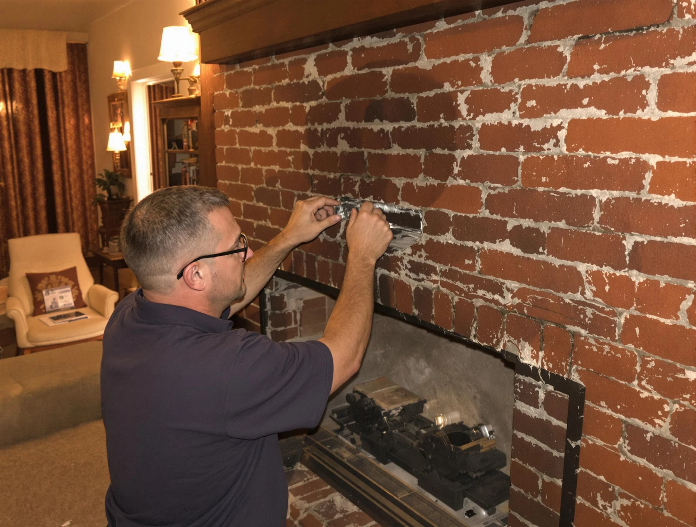 Tooele Chimney Sweep expert fixing a fireplace in Tooele, UT
