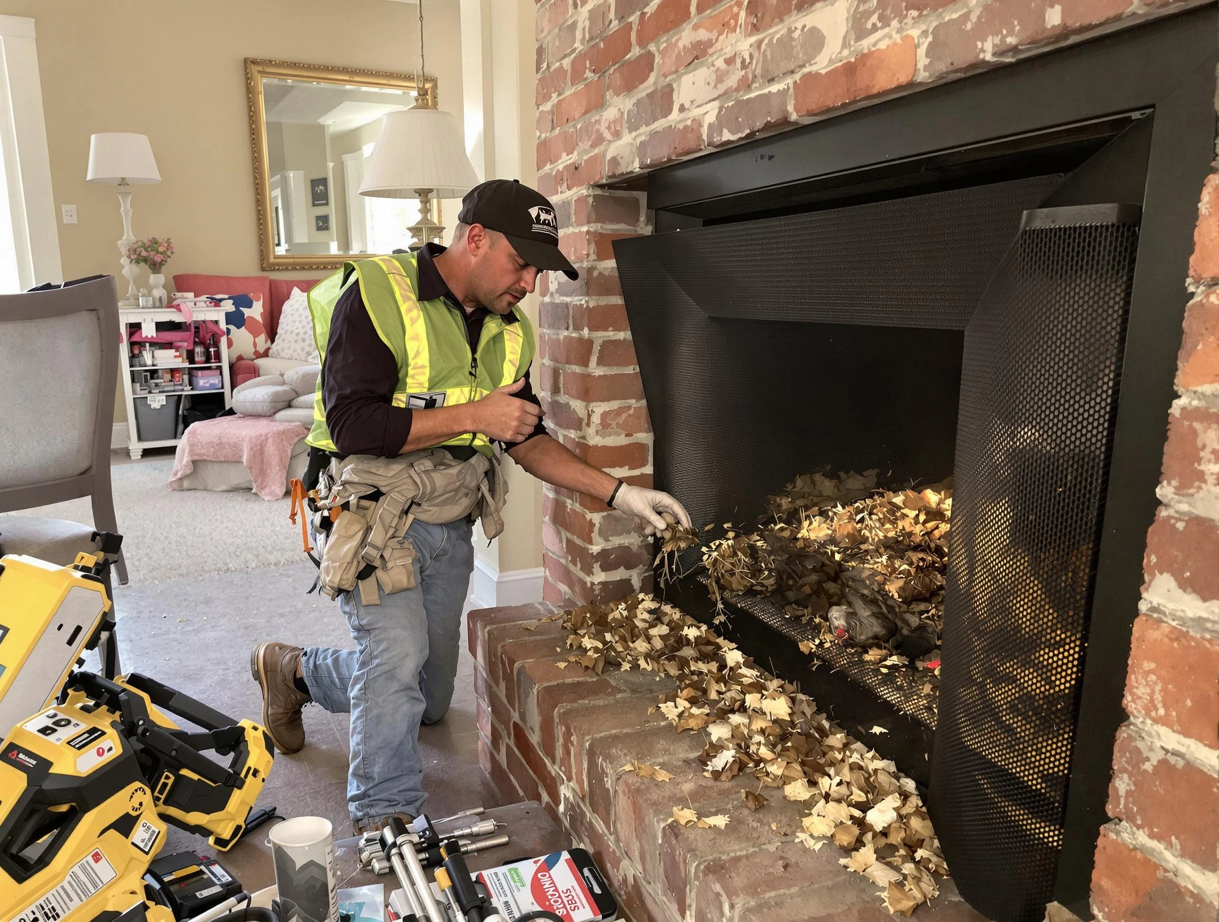 Safe screening installation by Tooele Chimney Sweep in Tooele, UT