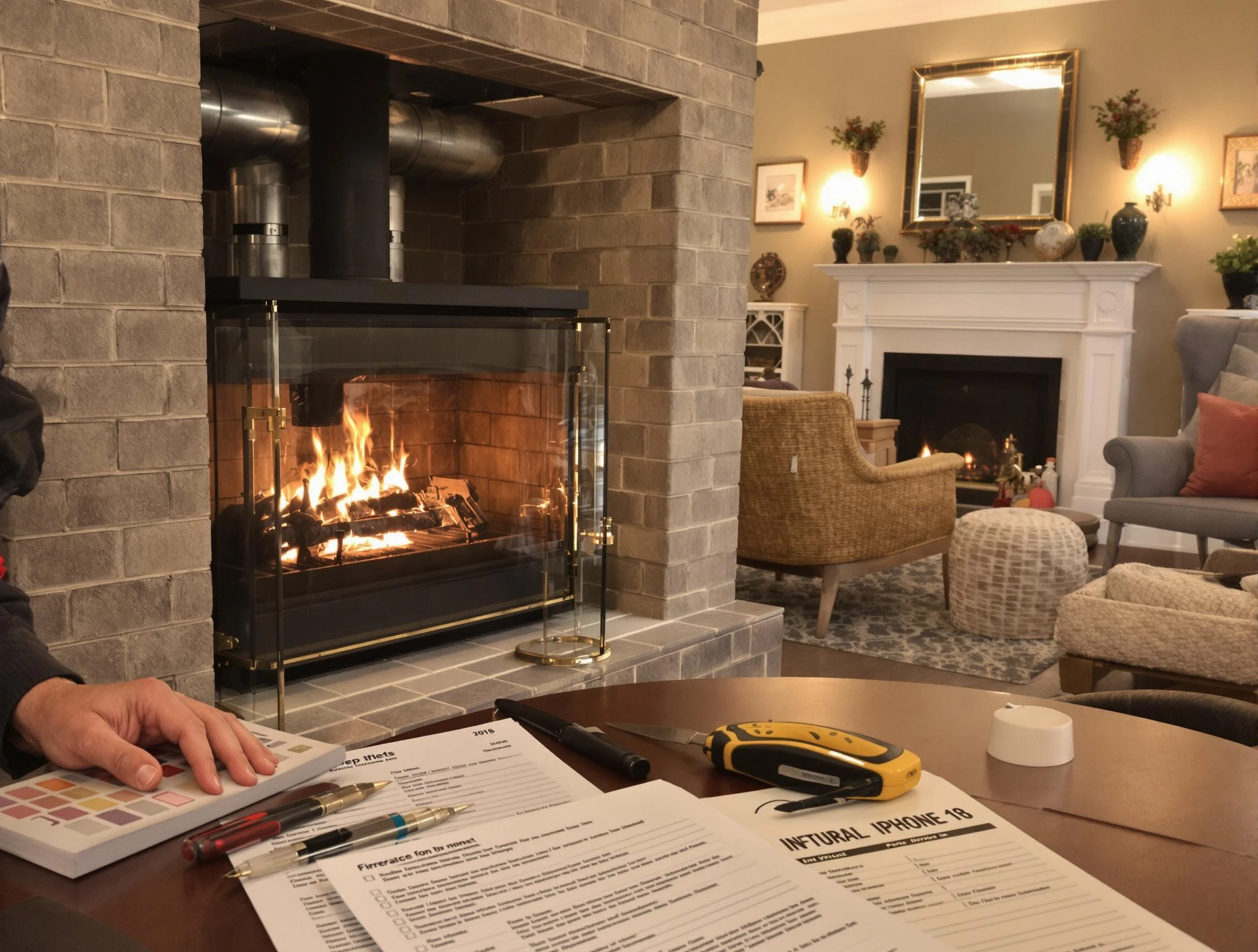 Tooele Chimney Sweep verifying fireplace safety measures in Tooele, UT